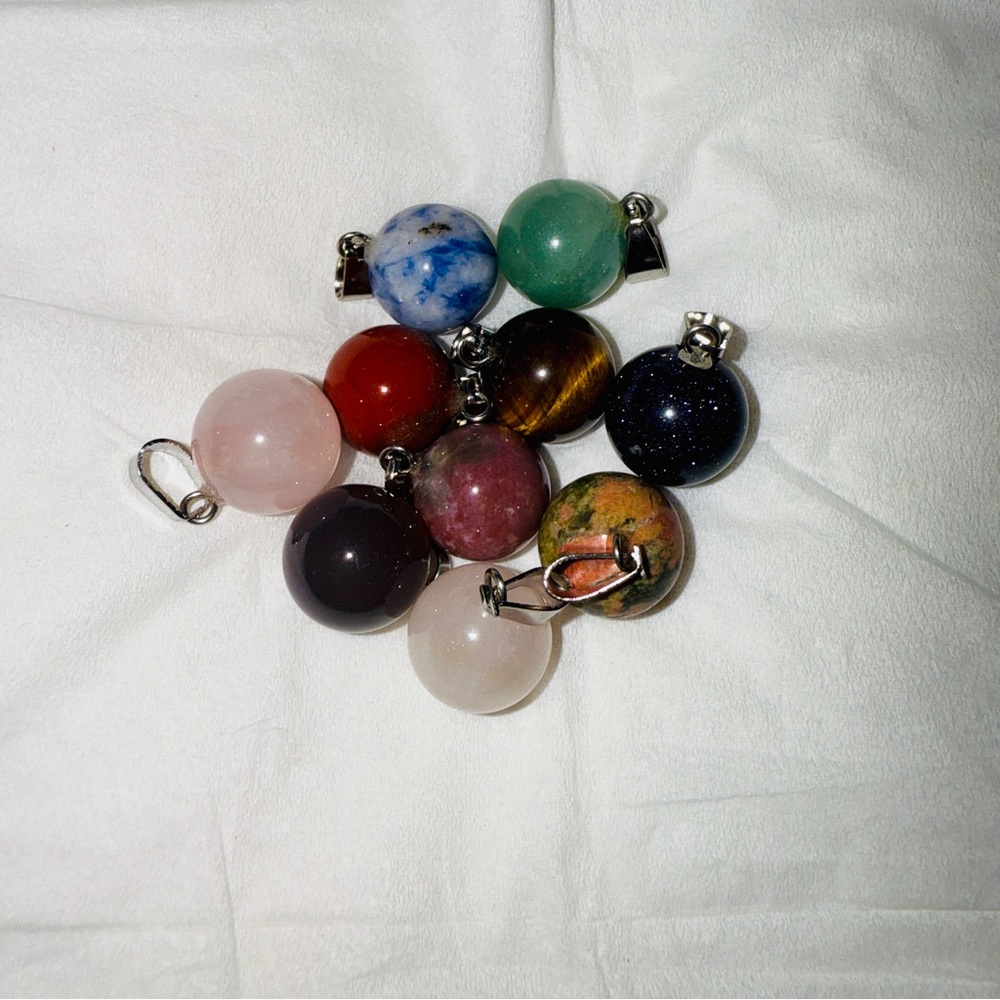 Genuine Crystal Orb Pendant